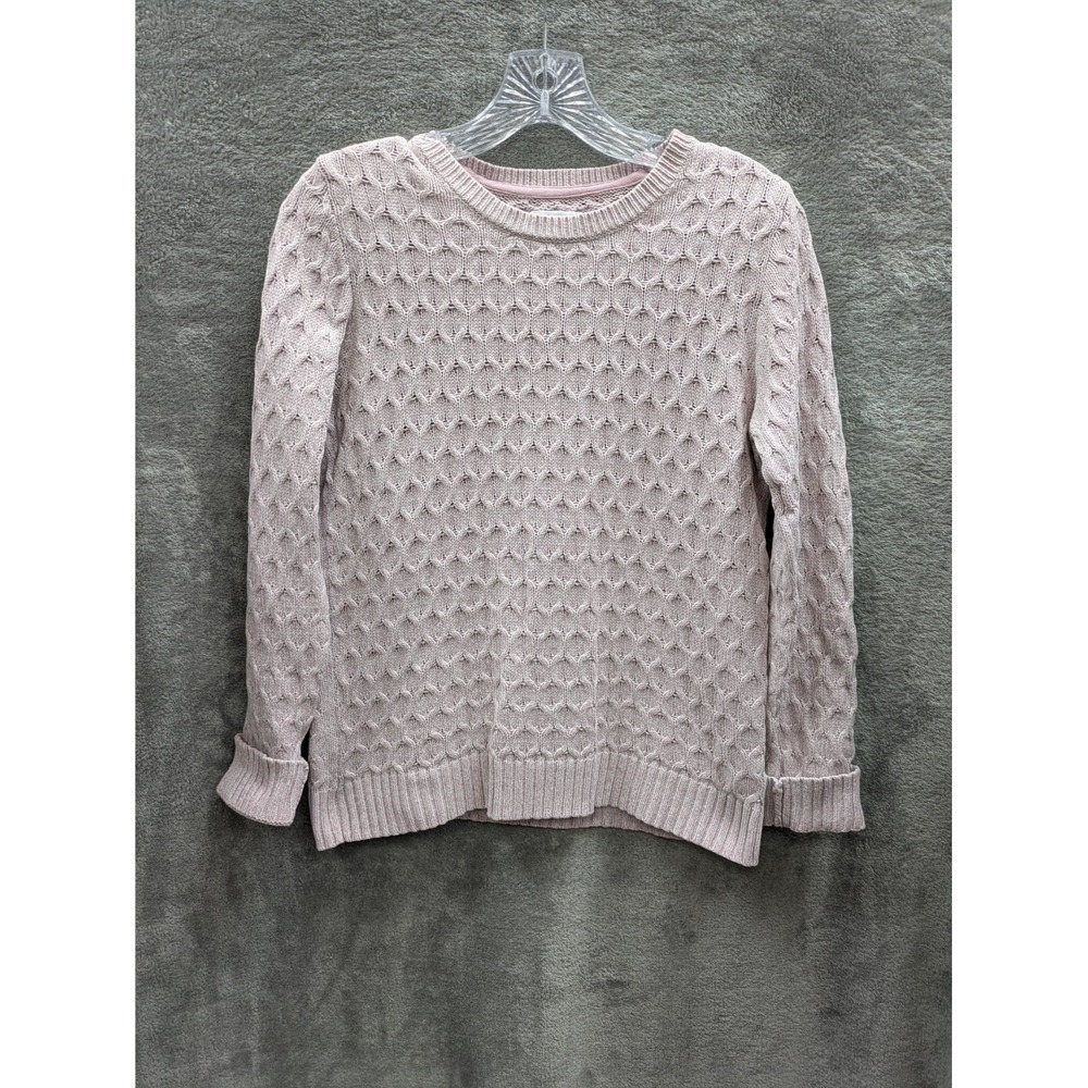 Coquette Sweater Women's Small Cable Knit Preppy Ivy League Prep‎ School Tennis